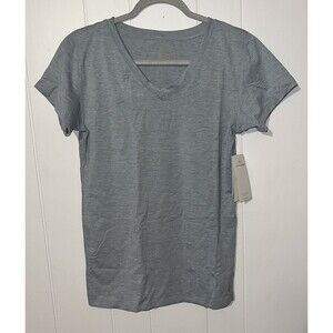 Tommie Copper Women’s Vitality V-Neck Short Sleeve T-shirt - Silver- Size XXL